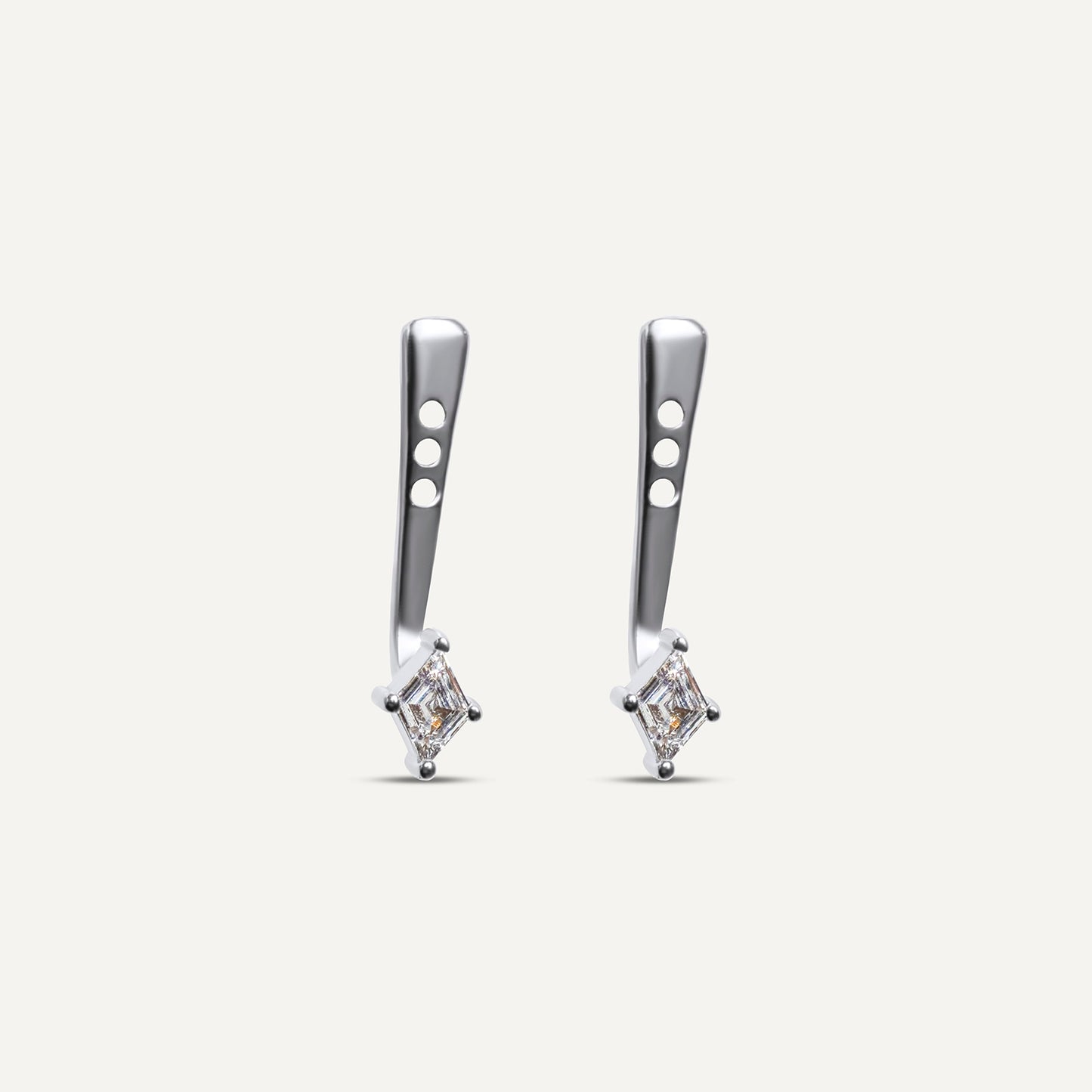 Poly Diamond Studs