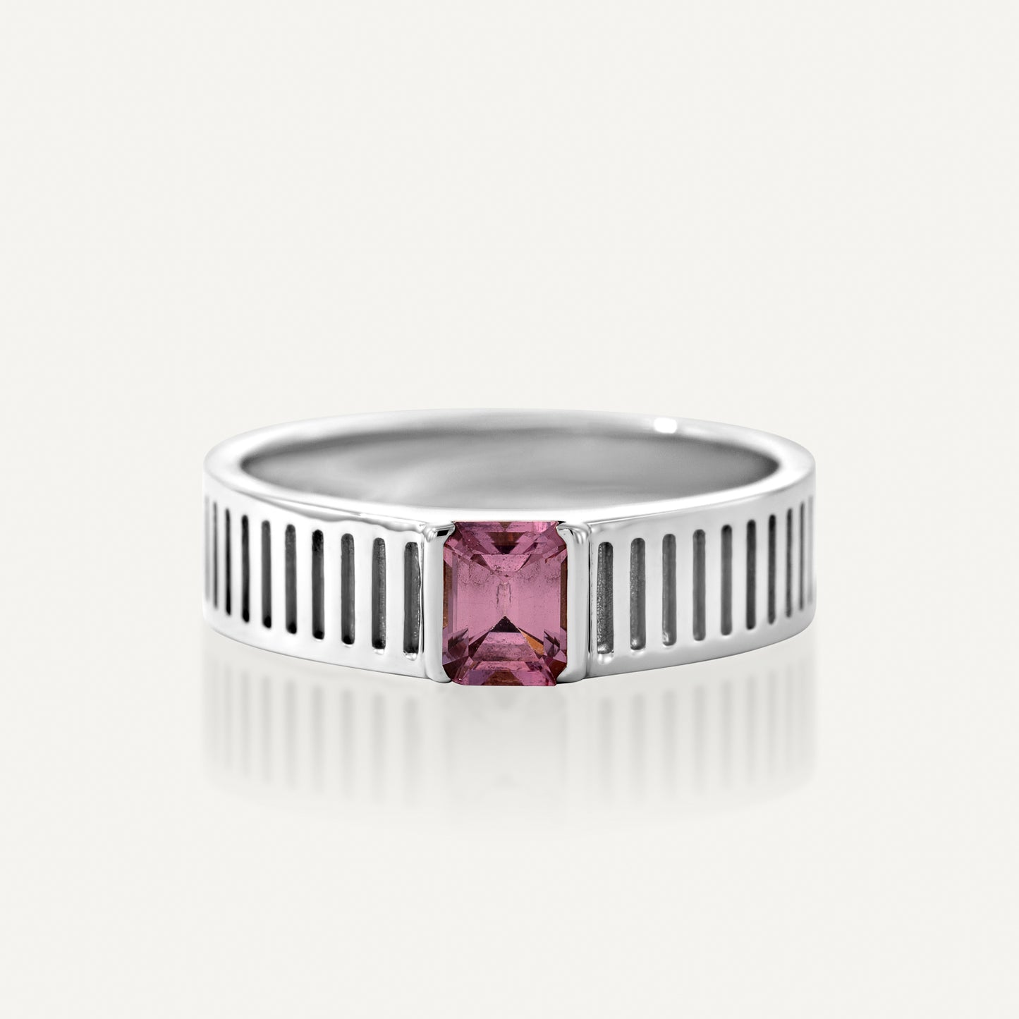 Pink Spinel Gold Ring