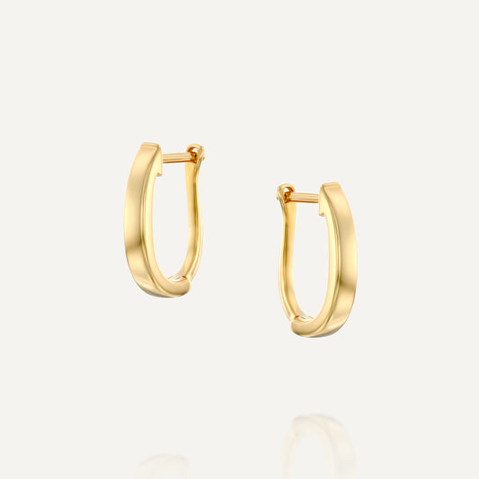 Gold Hoops Earrings