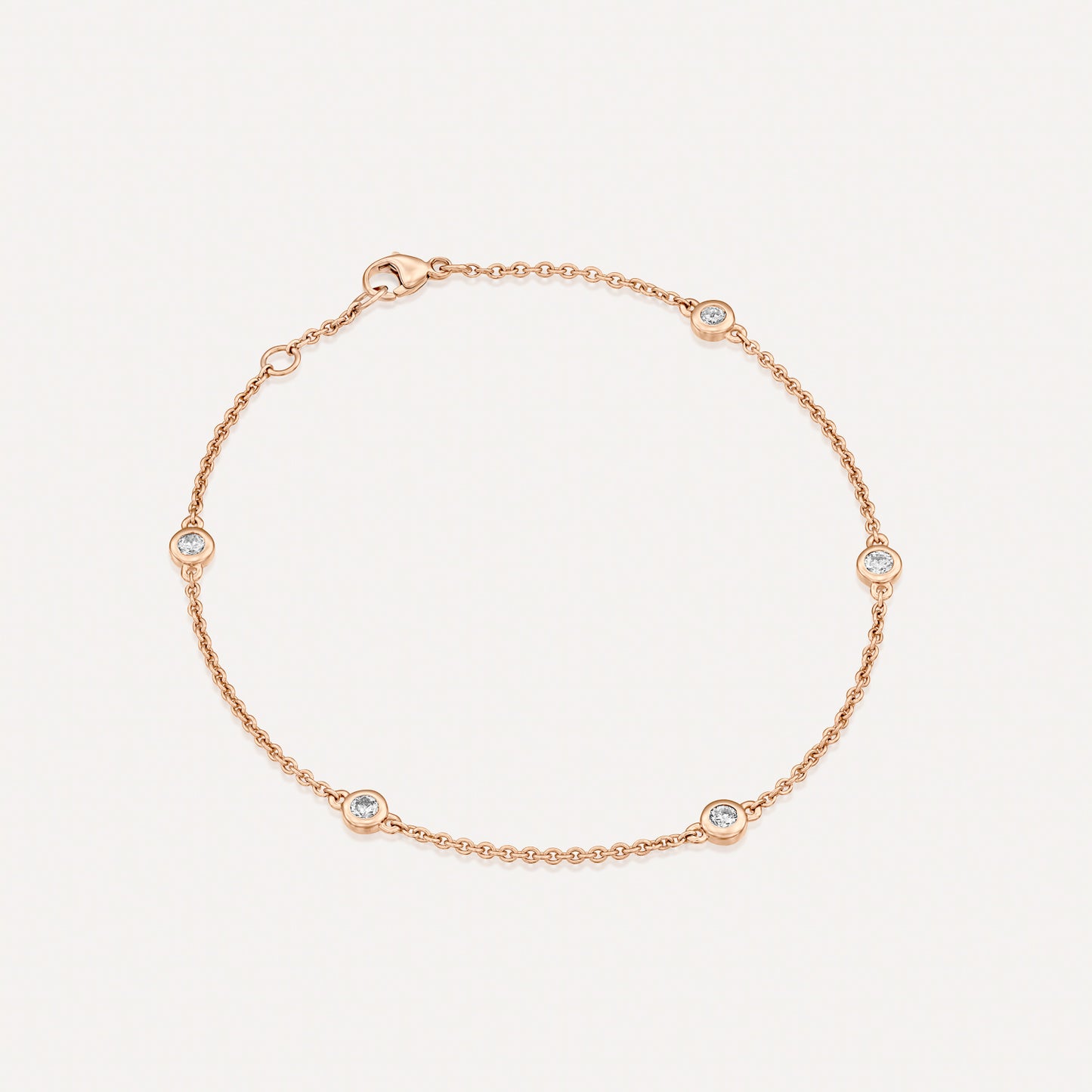 Five diamond Bracelet