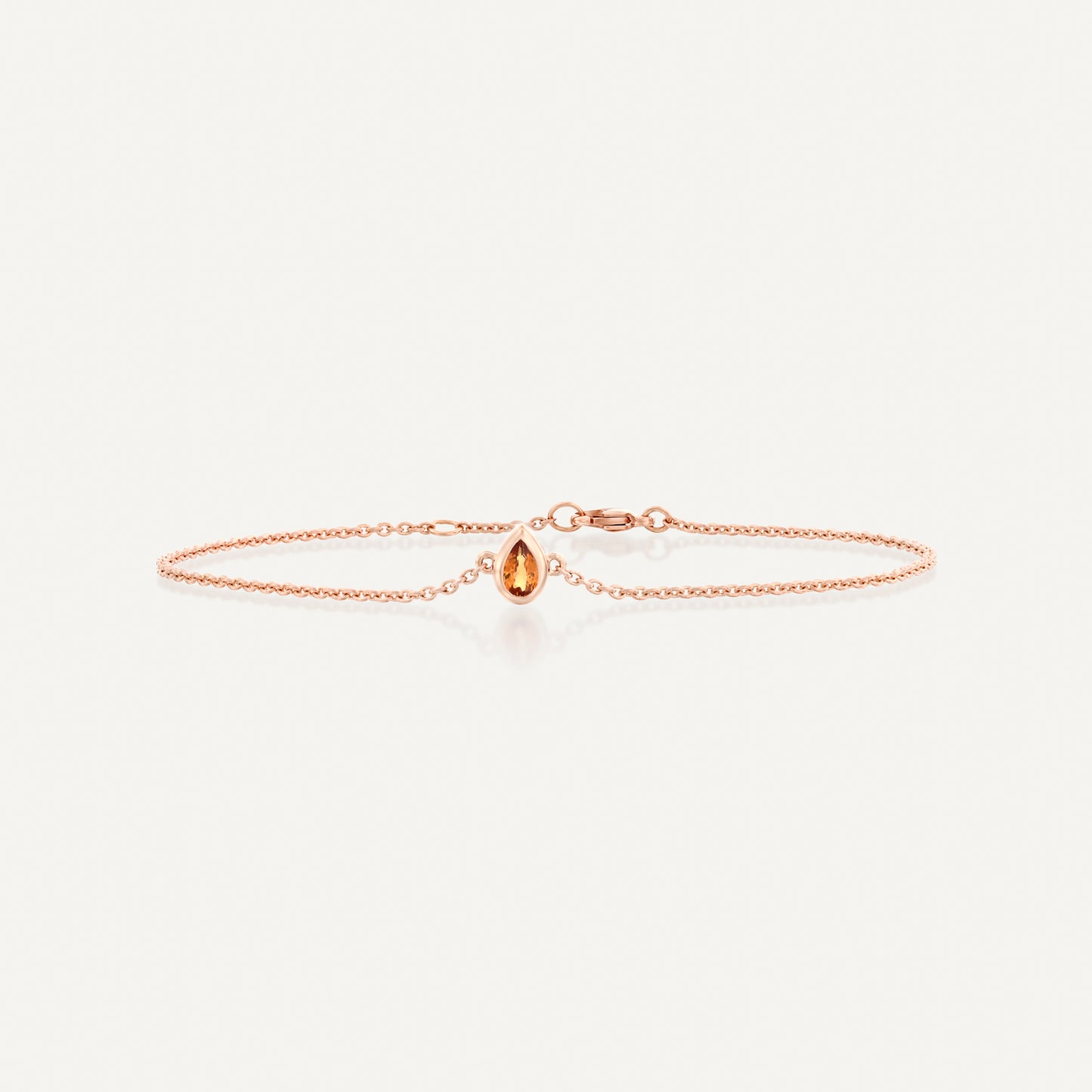 Orange Pear Bracelet