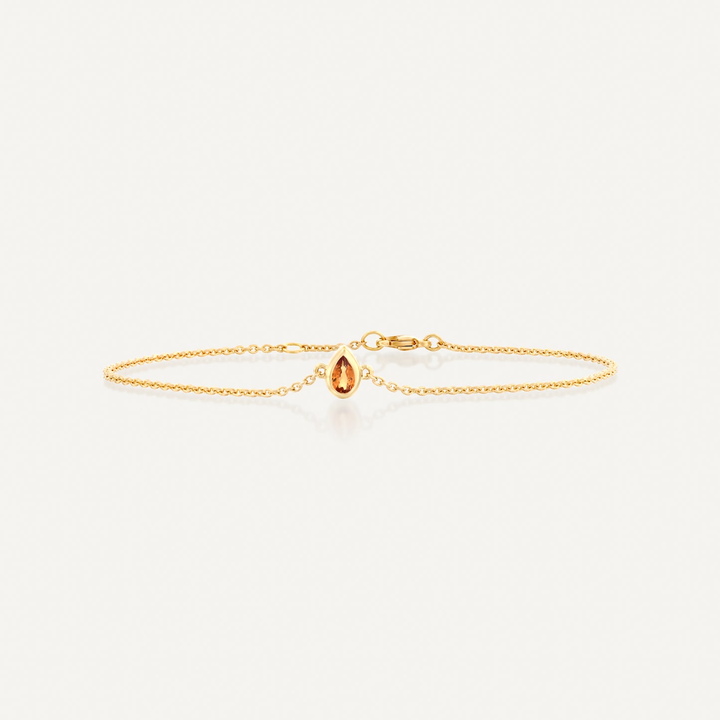 Orange Pear Bracelet