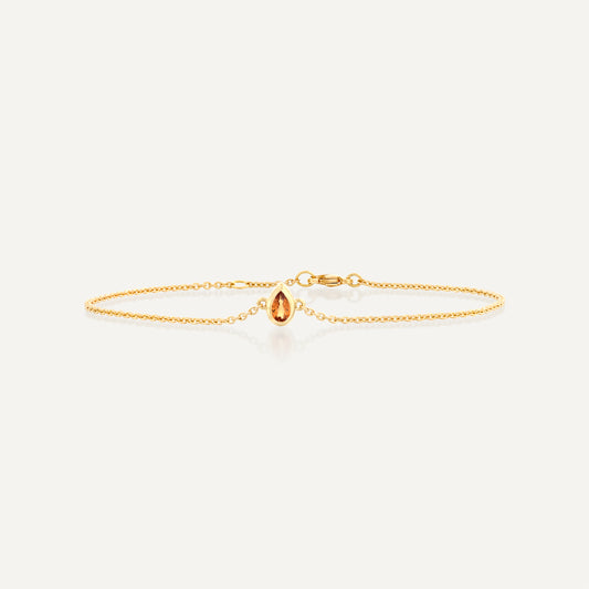 Orange Pear Bracelet