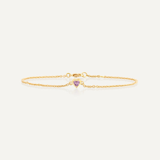 Pink Heart Bracelet