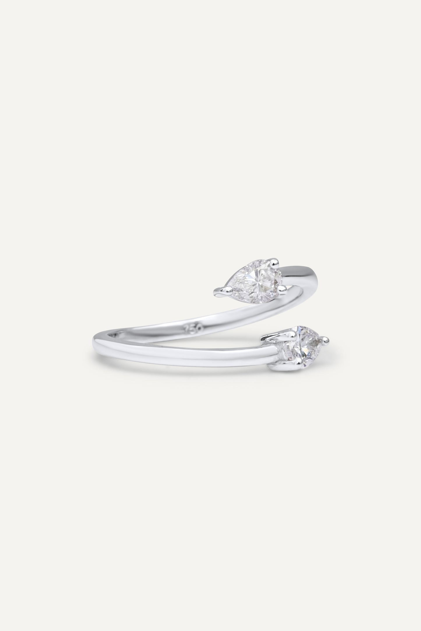 Two Drops Asymmetric Ring