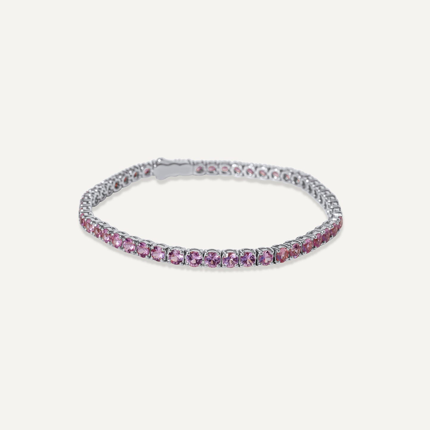 Pink Tennis Bracelet