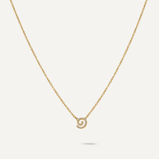 Fibona Diamond Pendant Necklace