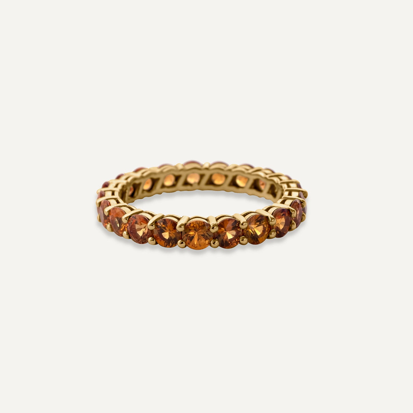 Orange Eternity Ring