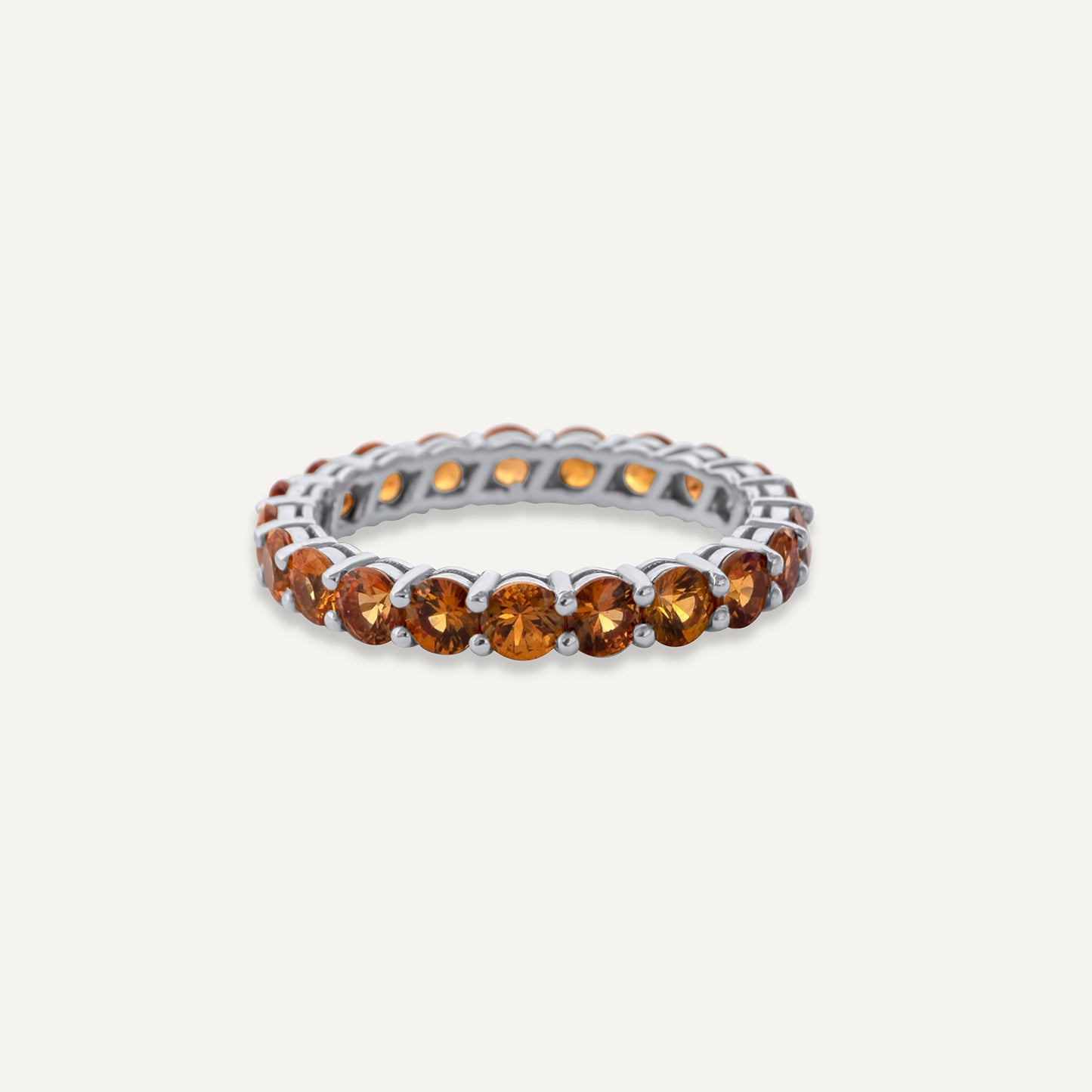 Orange Eternity Ring