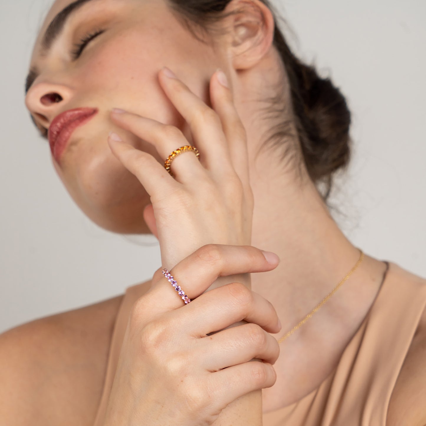 Pink Eternity Ring