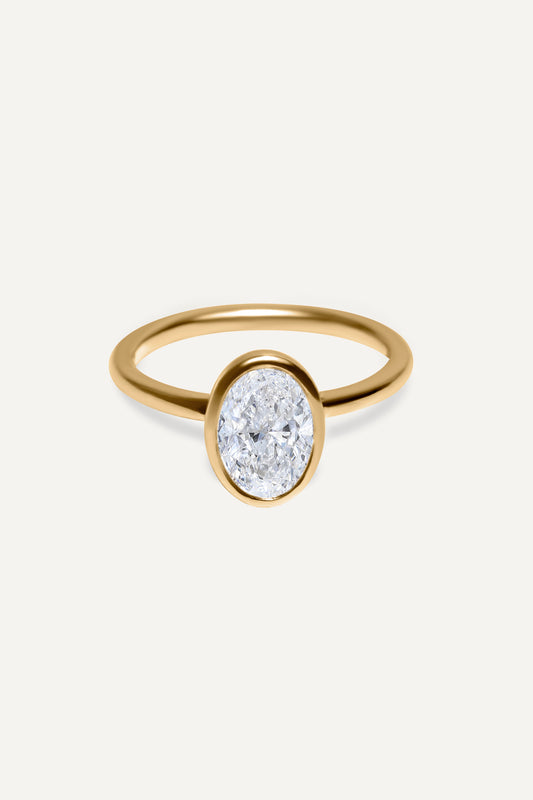 Oval Bezel Ring