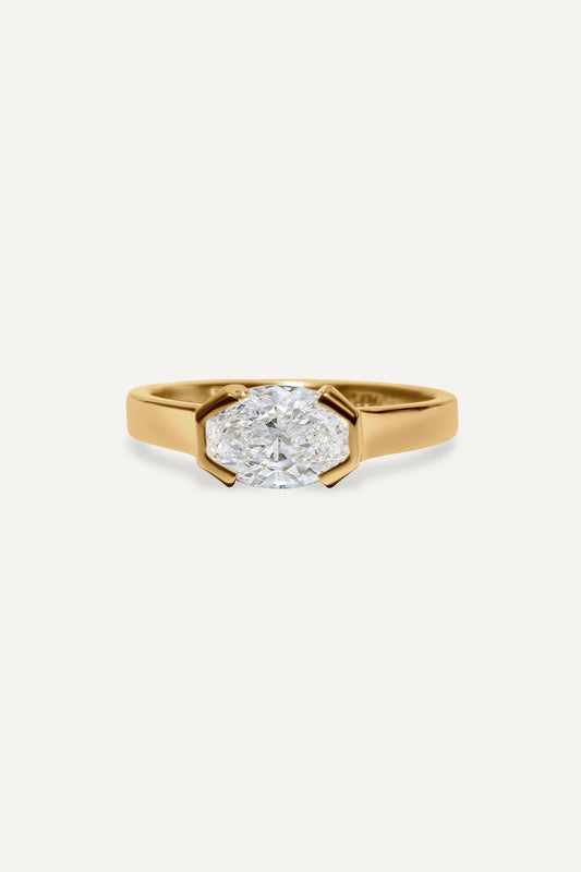 Oval Diamond Ring